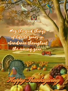 🍁🍂🧡Happy Thanksgiving🧡🍂🍁 | Gifs & Music