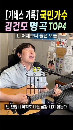 기네스 기록 국민가수 김건모 명곡 TOP4