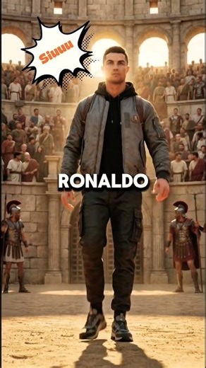 What if Cristiano Ronaldo played… in the Roman Colosseum? ⚔️🐐#ancientrome #rome #cristianoronaldo