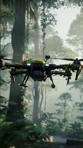 Hybrid Camo Drone — The Future of Aerial Tech