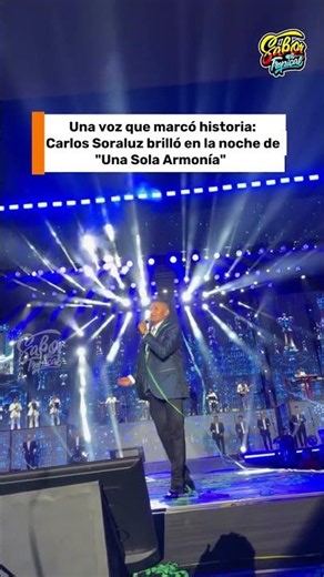 Carlos Soraluz hizo vibrar al público con un clásico de Armonía 10