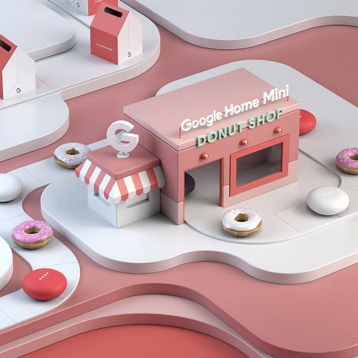 Today we launched our new donut-sized Google Home Mini, and we built a donut shop to celebrate. On tour now in the U.S. and Canada. Get a taste before it hits stores → g.co/donuts | Made by Google