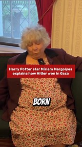 Harry Potter star Miriam Margolyes explains how H.itle.r won in G.az.a | Europe says OXI
