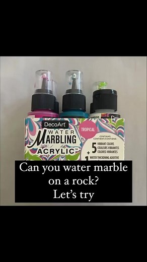 Here is the reel on paint marbling. There is something so magical about this technique #paintmarbling #reelsvideo #reelstrendingvideo #lorybugrocks #howto #funart #crafts #diycrafts #marbling #rockart | Lorybugrocks