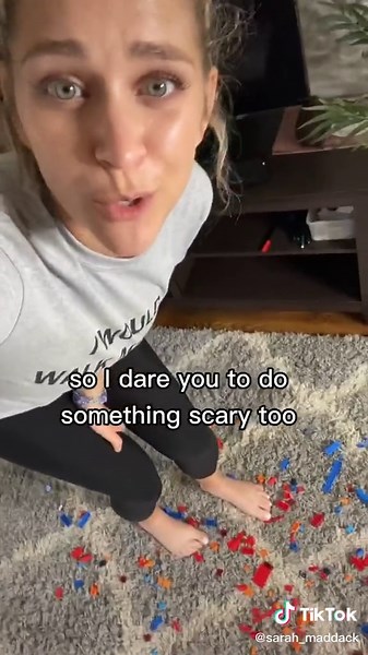 Walking across Lego for someone is the ultimate act of love❤️😎 #brickwalkchallenge #brickwalk4kids @littlebrickscharity #littlebrickscharity