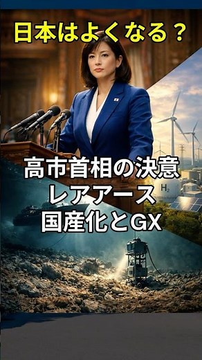 高市首相の決意｜南鳥島“海底レアアース”加速とGX投資150兆（2/20施政方針）