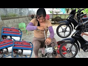 From Rusty Junk to Factory New: Genius Girl Restores All Kinds of Engines (Time Lapse) 🛠️⏳