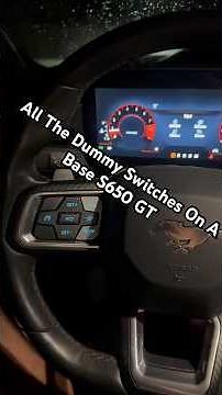 Dummy Switches On My 2024 Mustang GT #ford #fordmustang #s650mustang #s650 #mustang #mustanggt