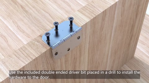 Door Hinge Jig, Door Hinge Mortiser, Router Template Fits for Door Hinges from 3” to 5” Length and Types of Square, Radius 1/4” or Radius 5/8”.