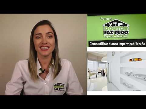 Como utilizar bianco impermeabilização