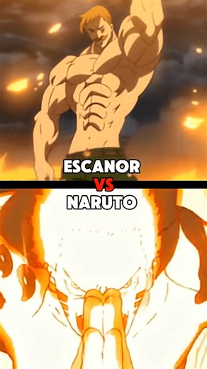 Escanor vs Naruto #anime #multiversox
