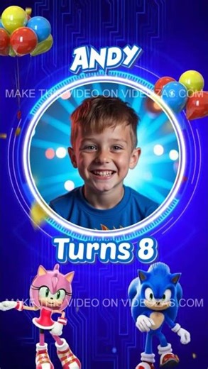 ► Create SONIC INVITATION with your Photo | DIGITAL | WHATSAPP