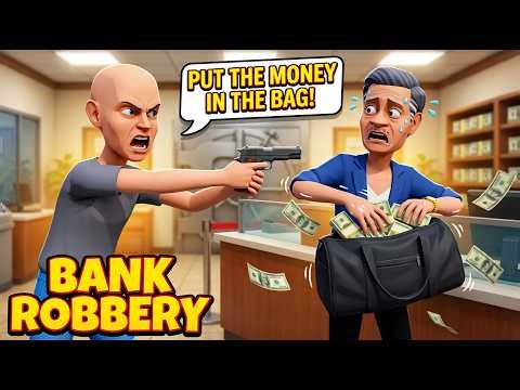Classic Caillou's Bank Heist After Juvie Breakout! Steals MILLIONS for Explosives/ Busted & Grounded