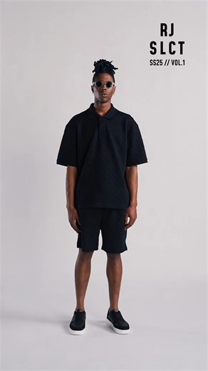 4.3K views · 32 reactions | RJ SLCT: A sophisticated take on casual essentials, the boxy jacquard golfer and knit shorts combine subtle all-over logo texture with effortless fit. Shop now at selected RJ stores or online on Bash. #RelayJeans86 #RJEveryday | RelayJeans86 | Facebook