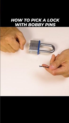 DIY LOCK PICK SET WITH BOBBY PINS #lockpicking