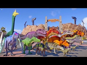 Jurassic Skin Mod Dinosaur King: Battle of the Strongest - Terry, Chomp, Spiny, Tank, Ace and more