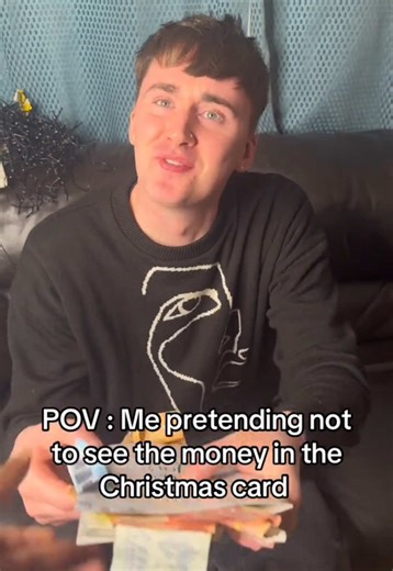 Cannon event opening a card at Christmas 🤣🤣🤣 #fyp #relatable #christmas