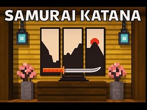 “Build the Ultimate Samurai Katana ⚔️ | Minecraft Japanese Sword Tutorial!”
