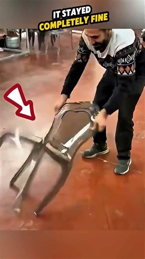 Unbelievable! This Plastic Chair Survives Hammers, Trucks, and Even a Car! #shorts