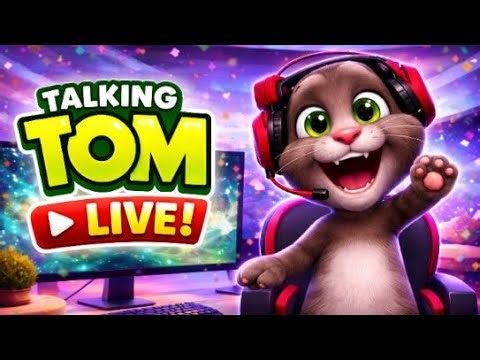 talking tom live🔴 #talkingtom #talkingtom2 #trending #live #funnycat #satisfying