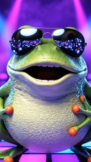 2.5K views · 85 reactions | Frog Disco Moves Show ️ Who’s stealing the spotlight tonight? #FunnyFrog #FrogDance #FrogLife #ViralShorts #FrogFables | Frog Fables | Facebook