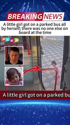 Little girl boards parked bus alone — driver monitoring saves the day