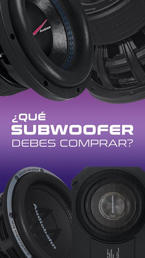 6.5K views · 78 reactions | ¿Qué subwoofer debes comprar? Tres opciones de subwoofer  | Audiobahn México | Facebook