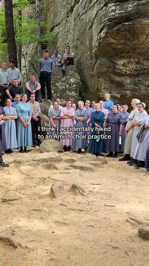 Serenaded by an Amish Choir During My Hike