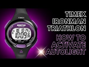 Timex Ironman Triathlon Auto Light or Indiglo Function Manual & Instructions