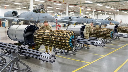 How the US Air Force repairs its broken A-10 Warthog’s Gatling gun
