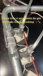 Como tirar o vazamento do gás do fogão Itatiaia cooktop ♨️🪛 #fogão