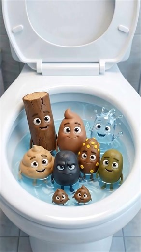 If your poop could TALK… this is what it would say 🚽💩 Hard? Mushy? Liquid? Black? Green? The toilet crew explains what each one means. Save this for later — it might literally help you. 👀 #pooptalk #guthealth #digestivehealth #healthtips #bodysignals