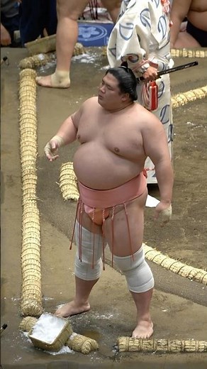 宇良の取組前ルーティーン🎀