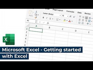 Microsoft Excel - Getting started with Excel