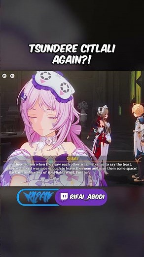tsundere citlali is back #genshinimpact #citlali #tsundere