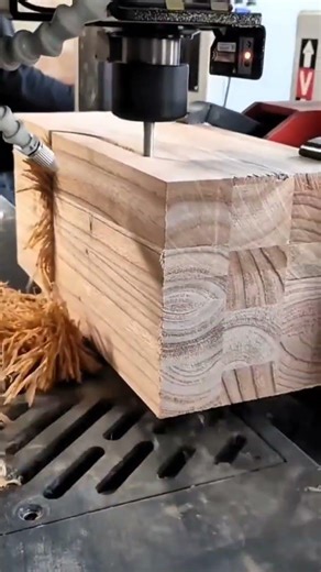 Precision Wood Drilling Process Using a Drill Press