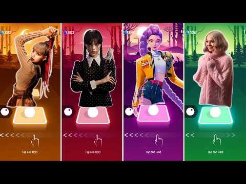 KPop Demon Hunters vs Wednesday Adams vs Lisa Money Dance Blackpink Songs vs Emma Myers