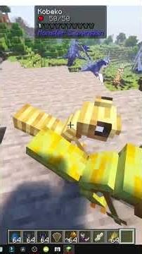 CÓMO DOMAR y EQUIPAR a Kobeko en MINECRAFT con Monster Expansion