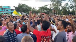 Joy in every step, unity in every beat. The people’s energy says it all; UPPL is the spirit of BTR 💛 #UPPLForBTR | Pramod Boro