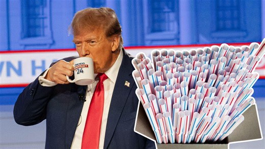 Trump signs order to bring back plastic straws amid 'exploding' paper ones