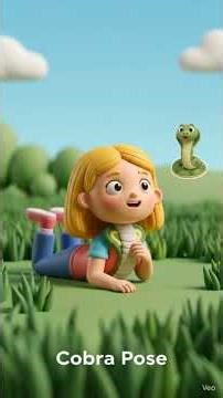 Kids Yoga for Beginners 🧘‍♀️ | Fun Yoga Poses with Animated Girl | Pabiko