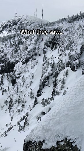 Dabbling with the edge. 😅😬 #skitok #ski #skiing #skitheeast #vermont #pov #gopro #whatisaw