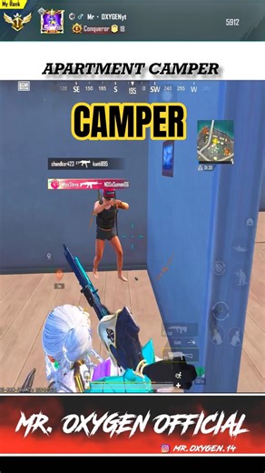 🥵APARTMENT CAMPERS BACK TO BACK 1V2 IN DUO CONQUEROR LOBBY | BGMI RANK PUSH TIPS & TRICKS #bgmilive