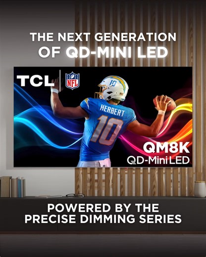 103K views · 75 reactions | The next generation of QD-Mini LED is here. Experience breathtaking brightness, contrast, and clarity with our QM8K, QM7K, and QM6K—all part of our new Precise Dimming Series for ultra-accurate light control. See how we’re pushing big-screen performance even further at the link.  | TCL Electronics | Facebook
