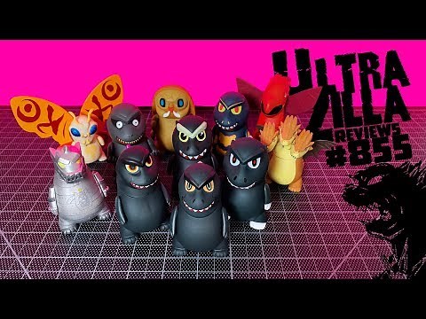KIDROBOT GODZILLA BLINDBOX MINIS REVIEW!
