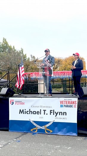 @generalflynn6 Grand Marshall National Veterans Parade 2025 Washington, DC | The Platform Magazine