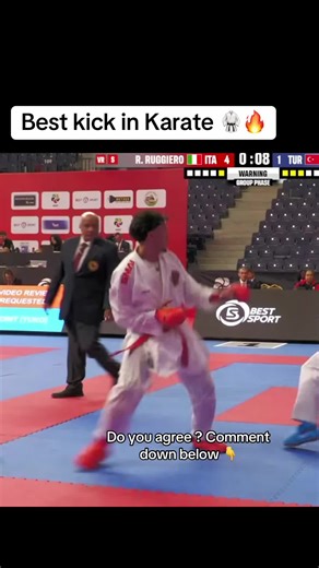 Ura Mawashi = the most dangerous kick in karate? Do you agree? 🥋🔥#Karate #Kumite #KarateHighlights #WKF #KarateCombat