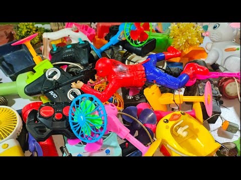 How To Make Awesome Ideas Using Toys DC Motor Mini Fan And More🔫 🚗🚨📱☎️