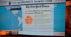 Headlines at 8:30: Medical examiner reveals how Joan Rivers died