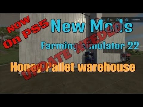 FS22 Honey Pallet Warehouse new mod for Jan31